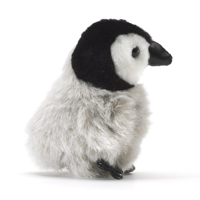Folkmanis Mini Baby Emperor Penguin Finger Puppet - Produktbild 3
