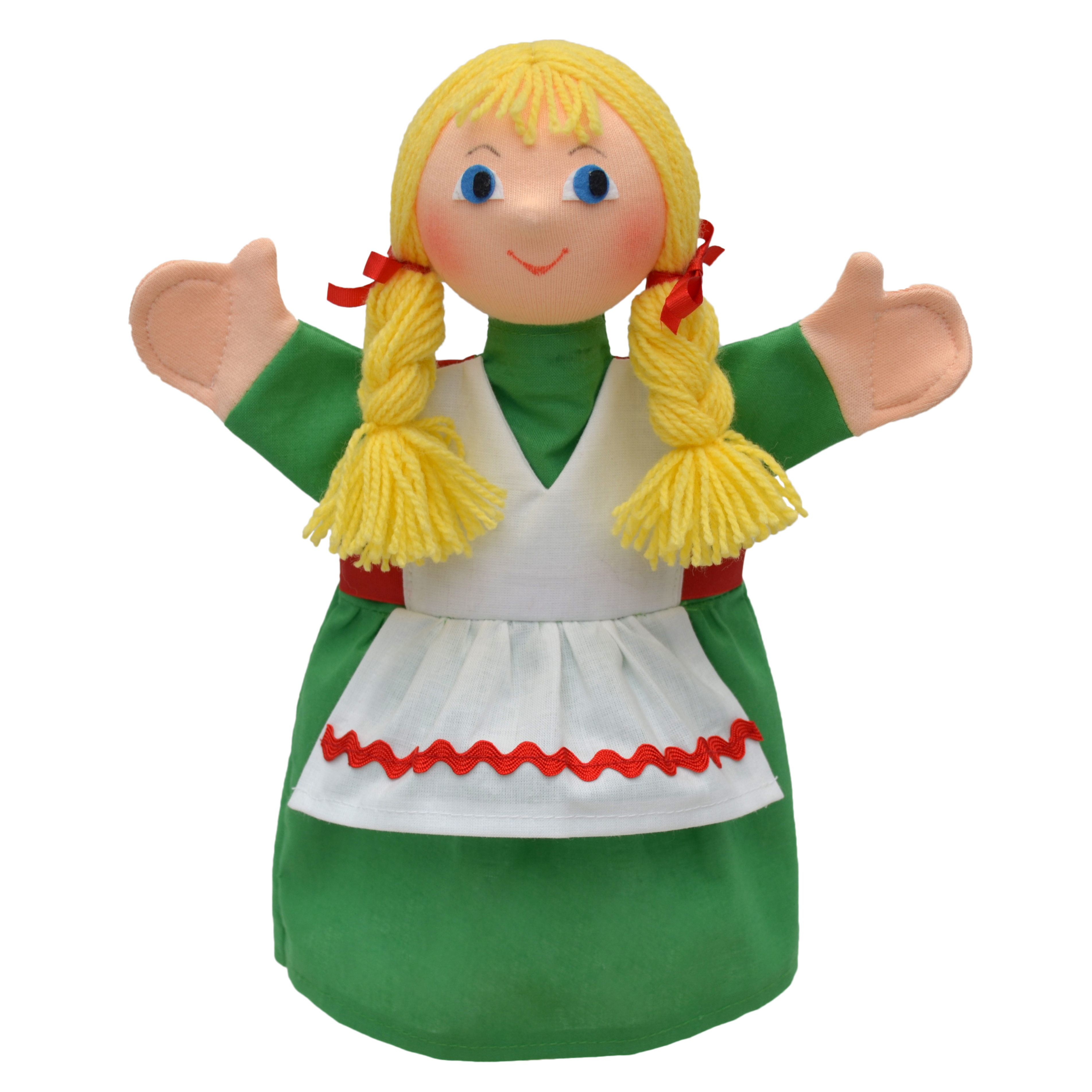 Punch and Judy Gretel (blonde) Hand Puppet for Puppet Theatre | munabo