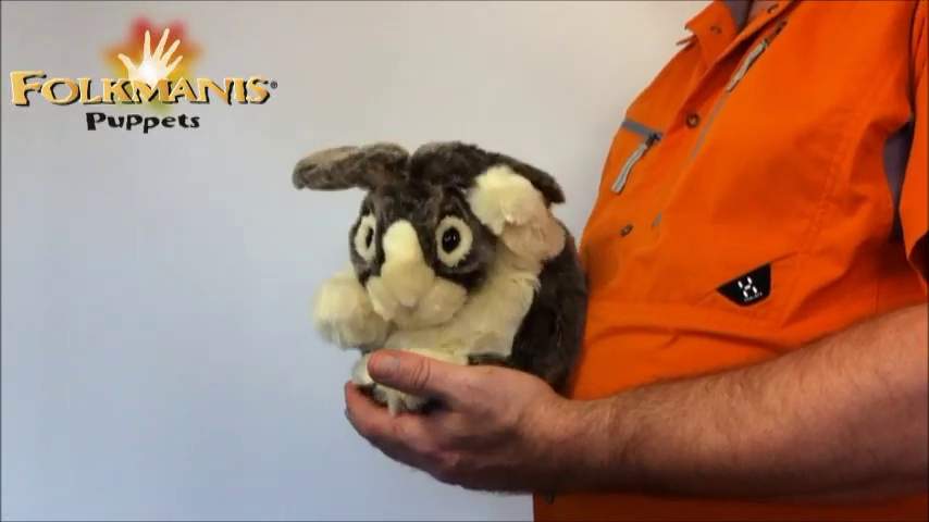Folkmanis Dutch Rabbit Hand Puppet Demo 2