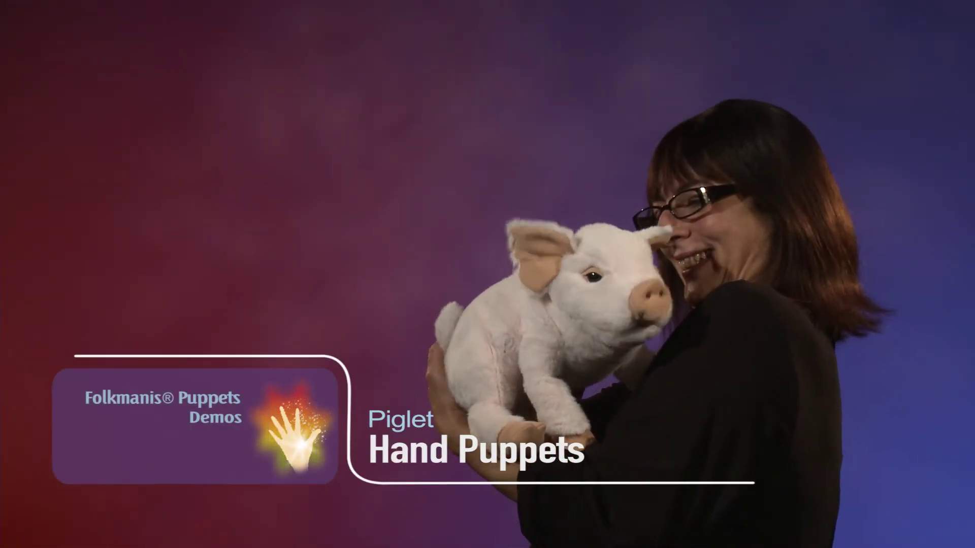 Folkmanis Piglet Hand Puppet Demo