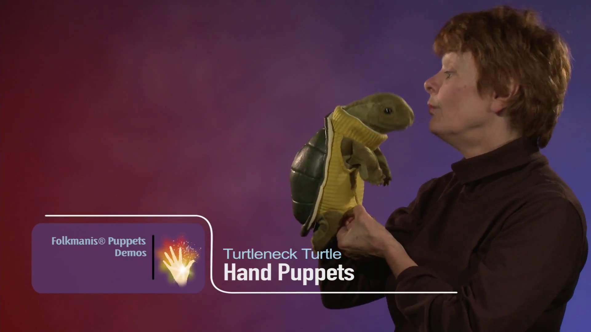 Folkmanis Turtleneck Turtle Hand Puppet Demo