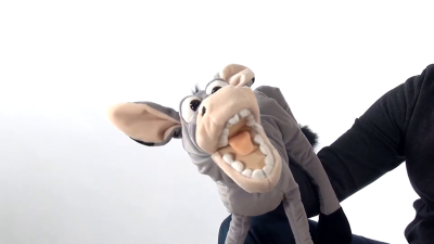 Living Puppets hand puppet Fridulin the donkey Demo 2