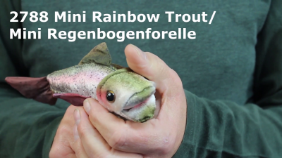 Folkmanis Mini Rainbow Trout Finger Puppet Demo