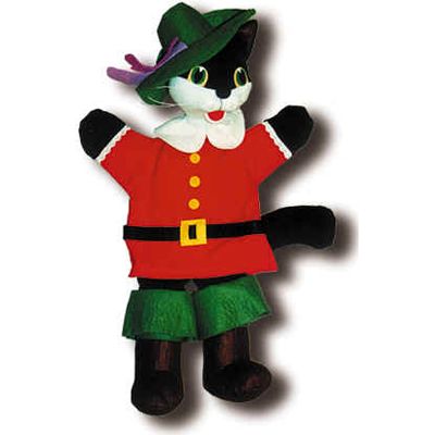 Punch and Judy Puss in Boots (Large) Hand Puppet - munabo