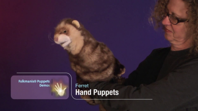 Folkmanis Ferret Hand Puppet Demo