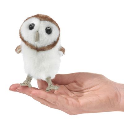Folkmanis Mini Barn Owl Finger Puppet