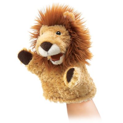 Folkmanis Little Lion Hand Puppet (Small Stage Puppet)