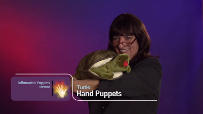 Folkmanis Turtle Hand Puppet Demo