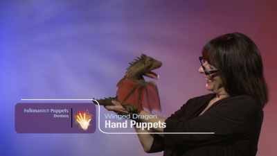 Folkmanis Winged Dragon Hand Puppet Demo