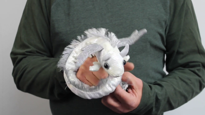 Folkmanis Pearl Dragon Wristlet Finger Puppet Demo