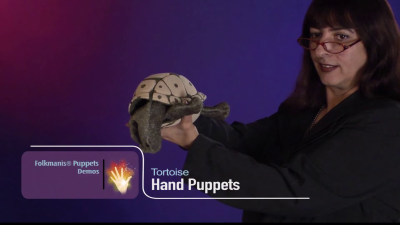 Folkmanis Tortoise Hand Puppet Demo
