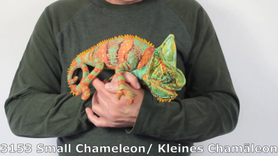 Folkmanis Small Chameleon Hand Puppet Demo
