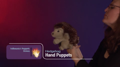 Folkmanis Hedgehog Hand Puppet Demo