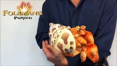 Folkmanis Hermit Crab Hand Puppet Demo 2