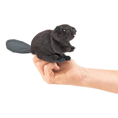 Folkmanis Mini Beaver Finger Puppet