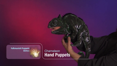 Folkmanis Chameleon Hand Puppet Demo
