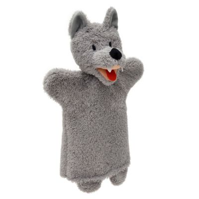 Punch and Judy Hand Puppet Wolf (grey) - munabo