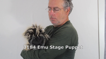 Folkmanis Emu Hand Puppet (Stage Puppet) Demo