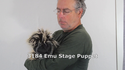 Folkmanis Emu Hand Puppet (Stage Puppet) Demo