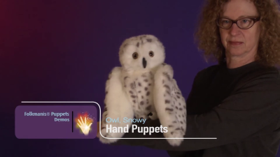 Folkmanis Snowy Owl Hand Puppet Demo