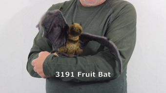 Folkmanis Fruit Bat Hand Puppet Demo