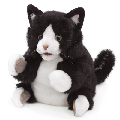 Folkmanis Tuxedo Kitten Hand Puppet