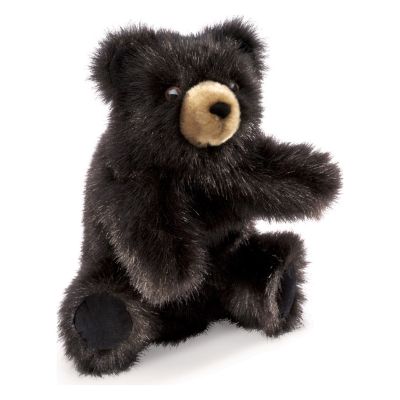 Folkmanis Baby Black Bear Hand Puppet