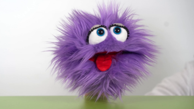 Living Puppets hand puppet Flob (purple) Demo