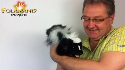 Folkmanis Skunk Hand Puppet Demo 2