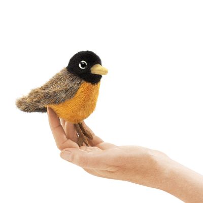 Folkmanis Mini Robin Finger Puppet