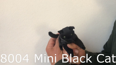 Folkmanis Mini Black Cat Finger Puppet Demo 2