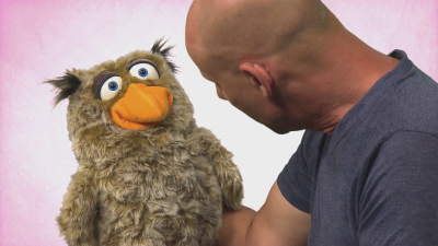 Living Puppets hand puppet Eulalie the owl Demo