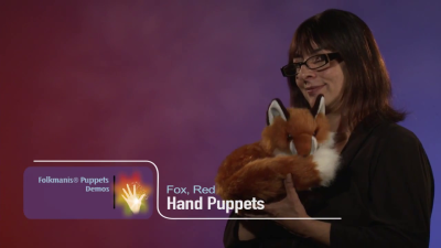 Folkmanis Red Fox Hand Puppet Demo