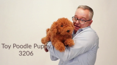 Folkmanis Toy Poodle Hand Puppet Demo
