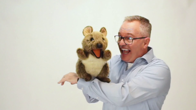 Folkmanis Quokka Hand Puppet Demo