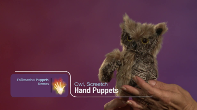 Folkmanis Screech Owl Hand Puppet Demo