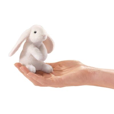 Folkmanis Mini Lop Ear Rabbit Finger Puppet