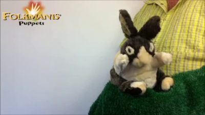 Folkmanis Baby Dutch Rabbit Hand Puppet Demo 2