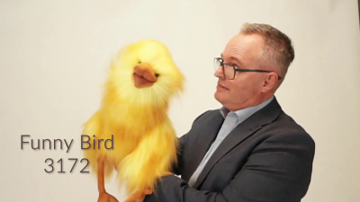 Folkmanis Funny Bird Hand Puppet Demo 2