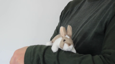 Folkmanis Mini Rabbit Finger Puppet Demo