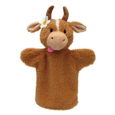 Punch and Judy Hand Puppet Cow - munabo
