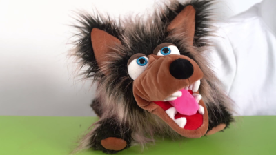 Living puppets hand puppet Rasputin the wolf Demo