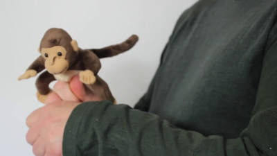 Folkmanis Mini Monkey Finger Puppet Demo
