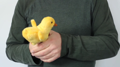 Folkmanis Mini Duckling Finger Puppet Demo