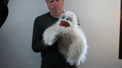 Folkmanis Yeti Hand Puppet Demo 2