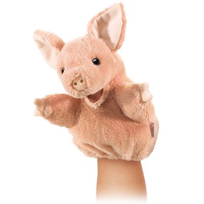 Folkmanis Little Pig Hand Puppet (Small Stage Puppet)