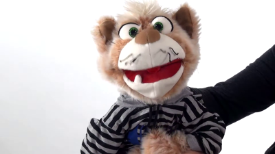 Living Puppets hand puppet Wisky the cat Demo