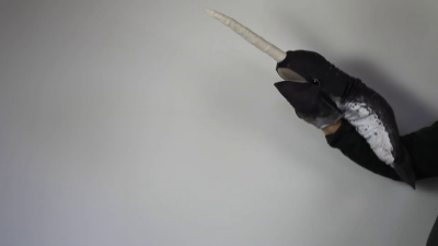 Folkmanis Narwhal Hand Puppet Demo