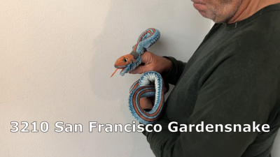 Folkmanis Giant San Francisco Garter Snake Finger Puppet Demo