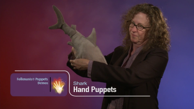 Folkmanis Shark Hand Puppet Demo